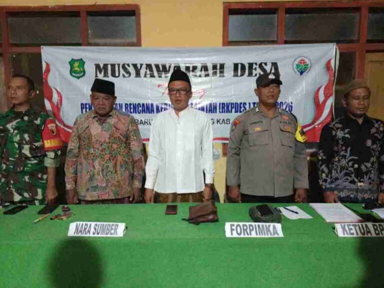 Musdes Rkp Desa Tahun 2026, Kepala Desa Banbaru Tekankan Upaya Peningkatan Kerja Pemerintah Desa