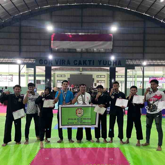 Tim Pencak Silat Militer Kodim 0826 Pamekasan Torehkan Prestasi, Bawa Pulang 12 Medali