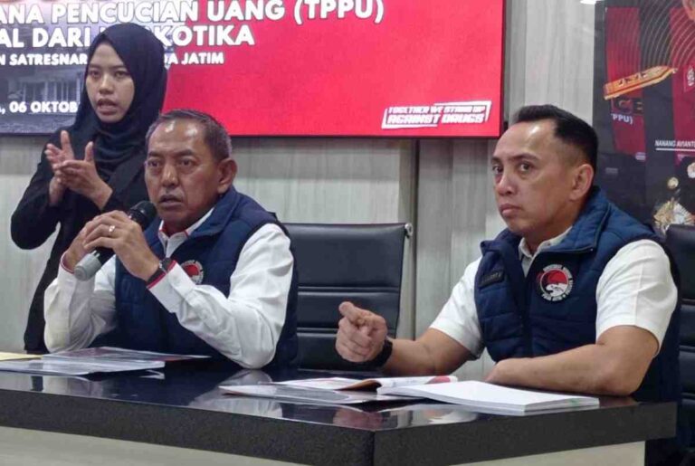 Polda Jatim Sita Aset Bandar Senilai Rp 30,1 Miliar Hasil Tppu Jaringan Narkoba