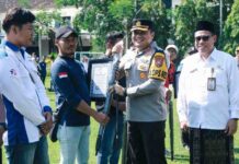 Kapolres Jombang Pimpin Apel Akbar Kebangsaan