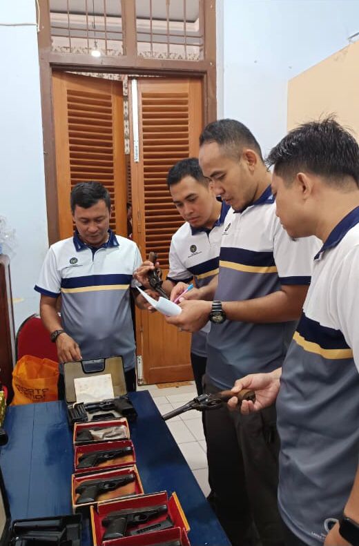 cek senpi lapas Pamekasan