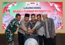 Polres Jombang Launching Aplikasi E-Pelayanan Masyarakat dan WhatsApp Center ‘Lapor Pak Kapolsek’