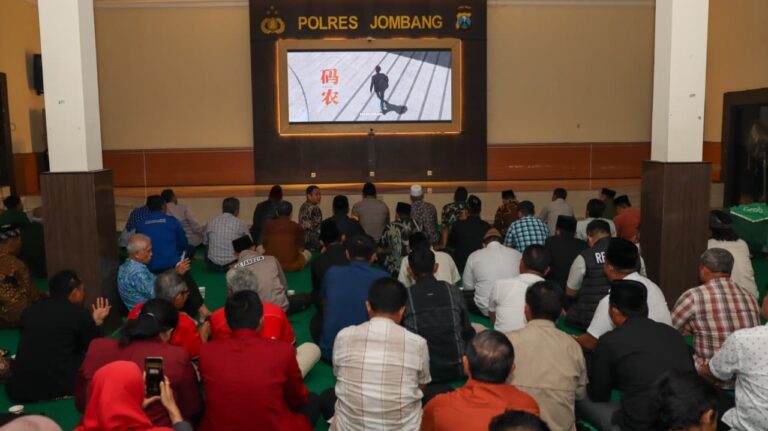Selamatkan Masyarakat Dari Judi Online, Polres Jombang Gelar Nobar Film No More Bet