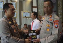 Kapolres Nganjuk Ajak PJU dan Kapolsek Jajaran Ikuti Coffee Morning