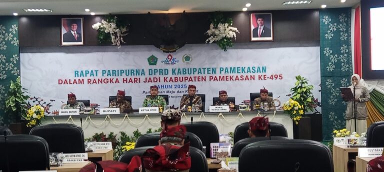 Hari Jadi Ke-495 Kabupaten Pamekasan, Drpd Gelar Rapat Paripurna