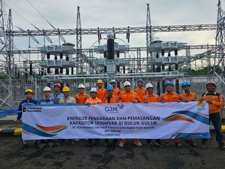 Pln Uit Jbm Percepat Energize Kapasitor Gardu Induk Guluk-Guluk