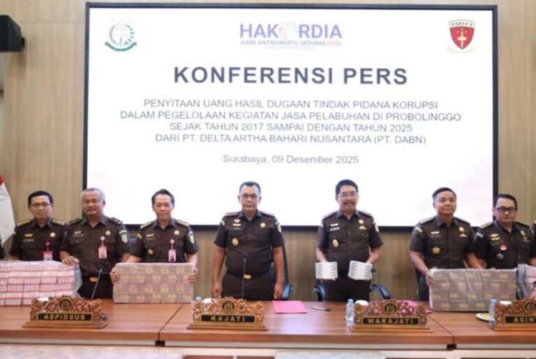 Dugaan Korupsi Pt Dabn, Kejati Jatim Sita Rp 47 Miliar Dan 421 Ribu Usd