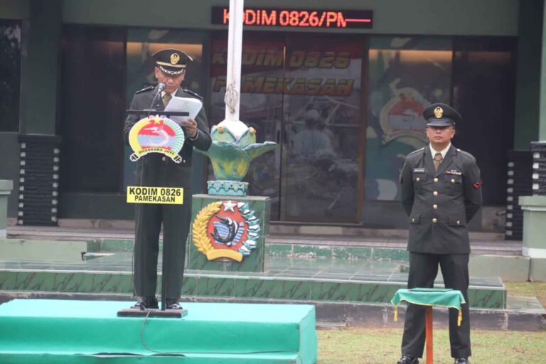 Kodim 0826 Pamekasan Gelar Upacara Peringatan Hari Bela Negara Ke-77