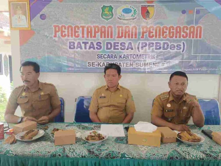 Pemkab Sumenep Sosialisasikan Ppbdes Di Kecamatan Batang Batang, Dorong Penetapan Batas Desa Untuk Pembangunan Berkelanjutan