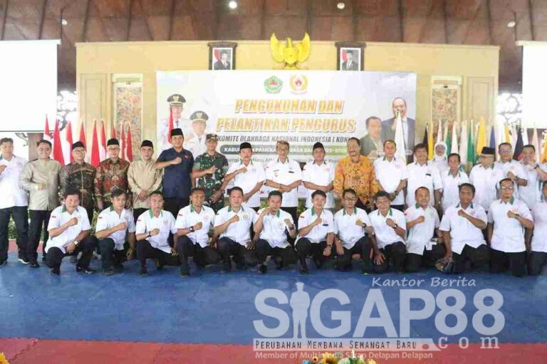 Pengurus Koni Pamekasan Masa Bakti 2025-2029 Resmi Dilantik