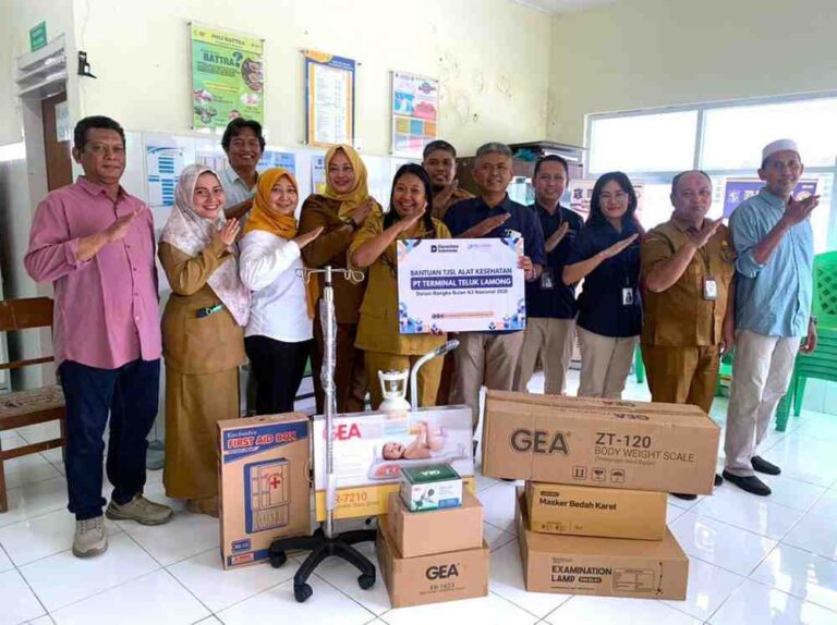 Pt Terminal Teluk Lamong Salurkan Bantuan Alat Kesehatan Lengkap