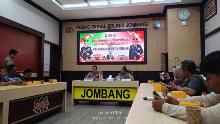 Polres Jombang Perkuat Silaturahmi Dan Sinergitas Bersama Awak Media