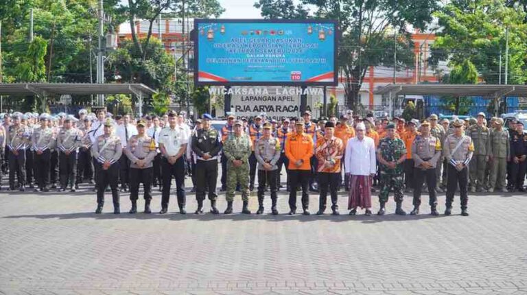 Polres Pasuruan Apel Gelar Pasukan Ops Ketupat Semeru 2026
