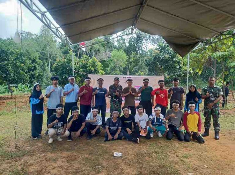 Babinsa Koramil 0826-08 Palengaan Dampingi 20 Siswa Ikuti Diklatama