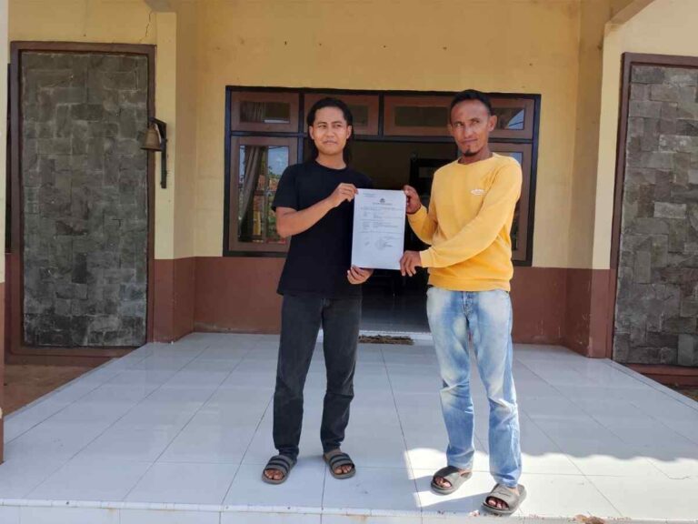 Ancam Pakai Sajam, Warga Desa Torjek Dilaporkan Ke Polsek Kangayan