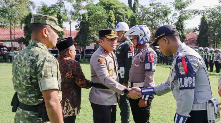 Apel Gelar Pasukan Operasi Ketupat Semeru 2026, Polres Jombang Siap Amankan Idul Fitri