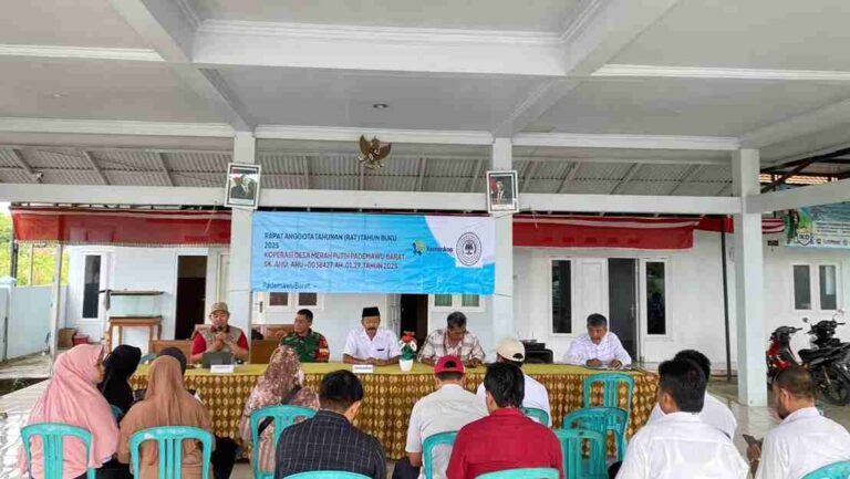 Babinsa Koramil 0826-06 Pademawu Hadiri Rat Koperasi Merah Putih