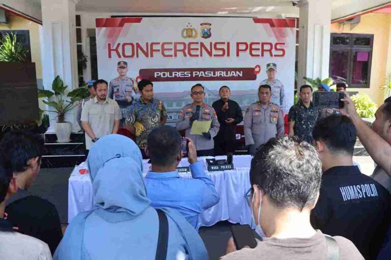 Tambang Andesit Ilegal Di Purwosari, Polres Pasuruan Tetapkan 5 Orang Tersangka