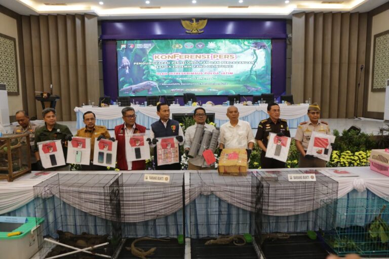 Polda Jatim Bongkar Jaringan Penyelundupan Satwa Dilindungi, 11 Tersangka Diamankan