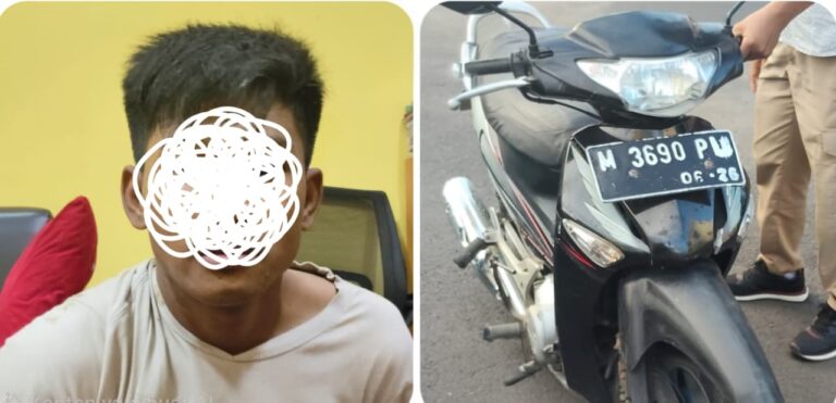Curi Motor Di Pademawu, Warga Kota Malang Dibekuk Satreskrim Polres Pamekasan