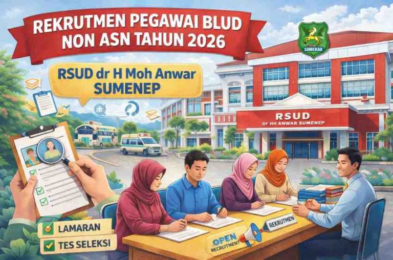 Rsud Dr H Moh Anwar Sumenep Buka Rekrutmen Blud Non- Asn, Ini Jadwal Pendaftarannya