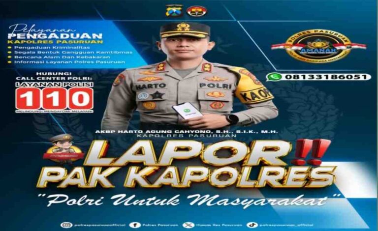 Polres Pasuruan Optimalkan Call Center 110 Kamtibmas
