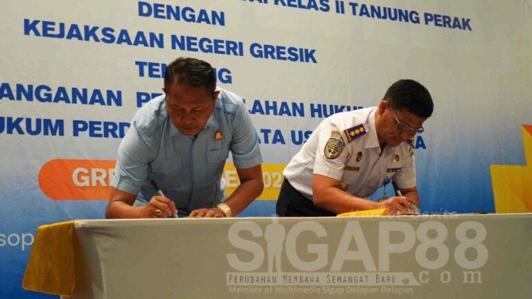 Optimalisasi Tupoksi, Ksop Gresik Laksanakan Mou Dengan Kejari