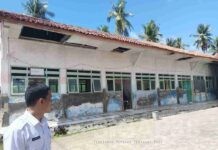 Memprihatinkan, Atap Gedung SDN Sepanjang V di Kepulauan Sapeken Nyaris Roboh