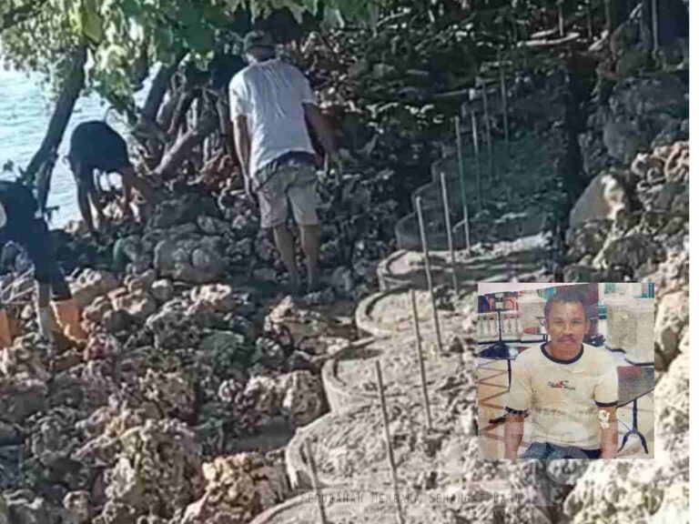 Warga Desa Pagerungan Kecil Apresiasi Pekerjaan Tangkis Laut Dari Bk Ta 2026