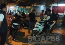 Polres Pamekasan Amankan Belasan Sepeda Motor Knalpot Brong