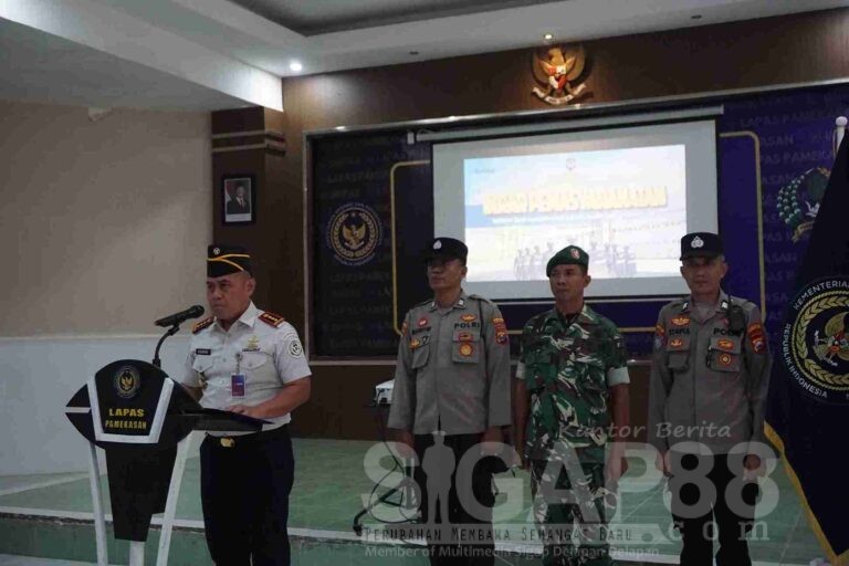Lapas Pamekasan Tegaskan Komitmen Bersih Halinar Lewat Apel Dan Ikrar Pemasyarakatan