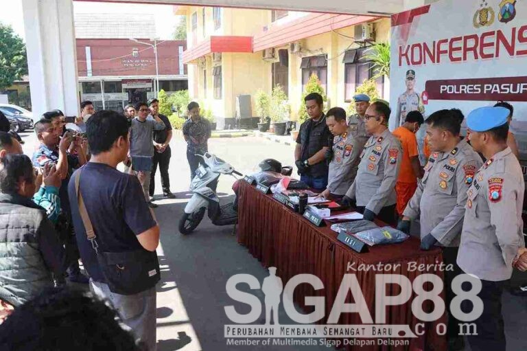 Polres Pasuruan Tangkap Jambret Berujung Maut Hingga Penembak Airsoft Gun