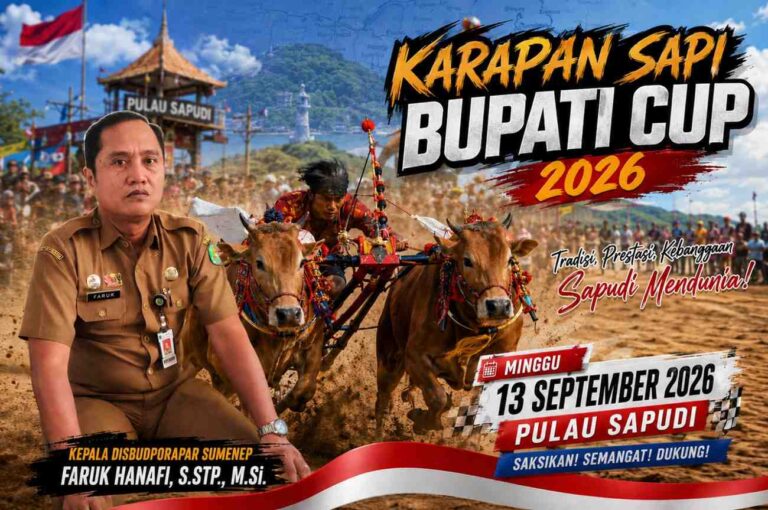 Pulau Sapudi Siap Gelar Karapan Sapi Bupati Cup 2026, Sasaran Dongkrak Ekonomi Dan Kunjungan Wisatawan