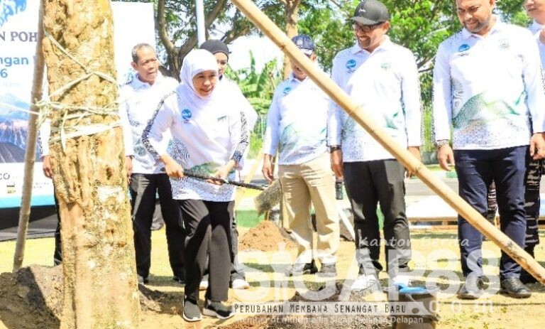 Peringati Hari Lingkungan Hidup Sedunia, Gubernur Jatim Tanam Pohon Dan Dorong Pengelolaan Sampah Modern