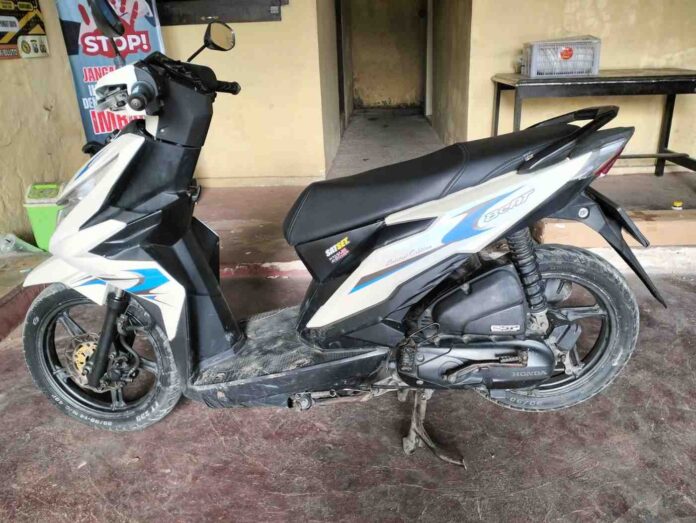 barang bukti motor yang ditangani Polsek Bluto Polsek Bluto Tangani Kasus Motor Hilang Saat Urus STNK, Terduga Pelaku Diamankan