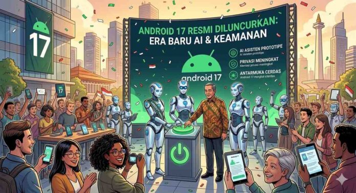ilustrasi peluncuran android 17 ilustrasi peluncuran android 17