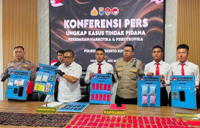 narkoba Polresta Mojokerto