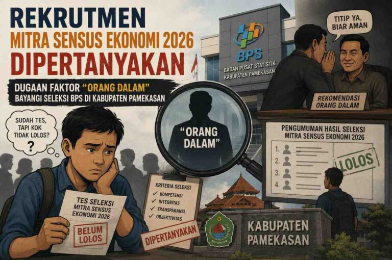 Rekrutmen Mitra Sensus Ekonomi 2026 Dipertanyakan, Dugaan Koneksi “Orang Dalam” Menghantui Seleksi Bps Pamekasan