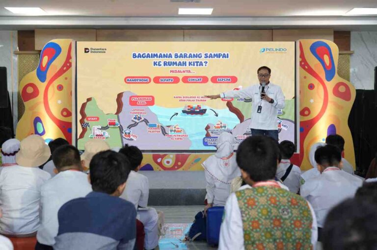 Portground Vol. 1 Buka Mata Ratusan Pelajar, Pelindo Tpk Kenalkan Dunia Pelabuhan Dengan Cara Berbeda