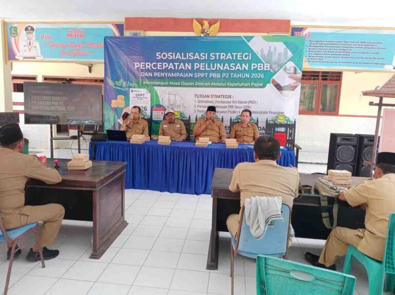 Bapenda Sumenep Kejar Pelunasan Pbb-P2 2026, Desa Diminta Segera Salurkan Sppt Ke Wajib Pajak