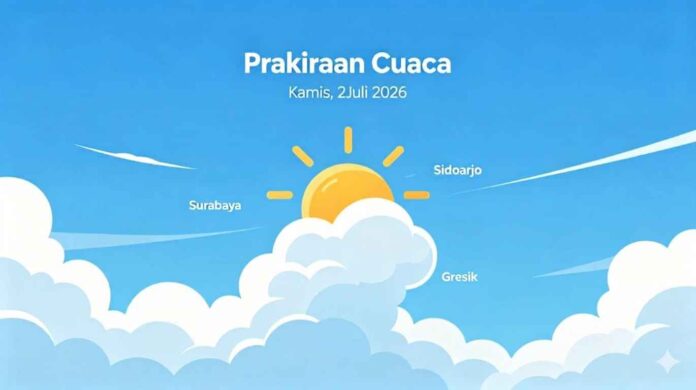 ilustrasi Prakiraan Cuaca Surabaya raya