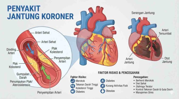 ilustrasi jantung koroner