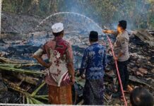 Kebakaran di Guluk-Guluk Sumenep Hanguskan 3 Rumah, Rugi Rp150 Juta