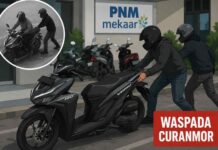 Dua Kali Motor Hilang di Lokasi yang Sama, Honda Vario 150 di Pasuruan Terekam CCTV