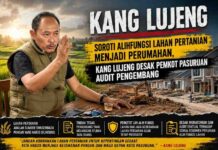 Lahan Pertanian Terdesak Ekspansi Perumahan, Pemkot Pasuruan Didesak Audit Total Izin Pengembang