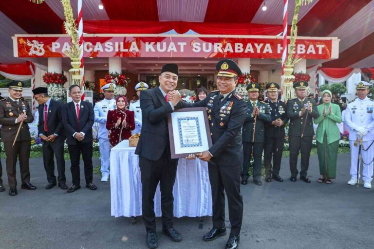 Hut Ke-80 Bhayangkara, Sinergi Polri Dan Pemkot Surabaya Kian Kokoh Jaga Kamtibmas