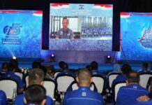 AHY Ingatkan Demokrat Jatim: Jangan Datang ke Rakyat Hanya Saat Pemilu AHY saat memberikan arahan melalui teleconference