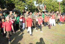 Semarak HUT ke-81 RI, Kodim 0809 Kediri Perkuat Kebersamaan Prajurit dan Keluarga Besar TNI