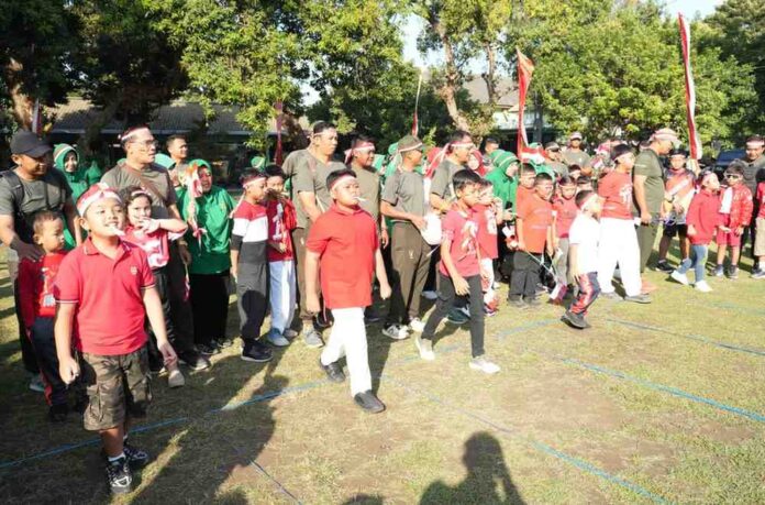 Kodim Kediri Hidupkan Semangat Kemerdekaan Lewat Kebersamaan