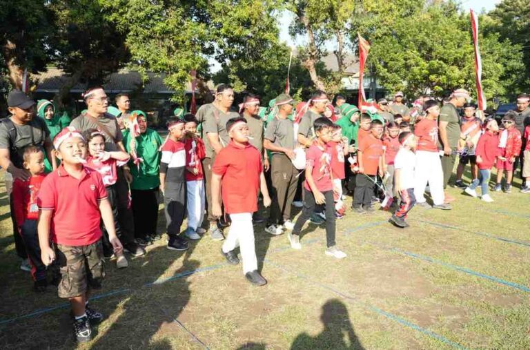 Semarak Hut Ke-81 Ri, Kodim 0809 Kediri Perkuat Kebersamaan Prajurit Dan Keluarga Besar Tni